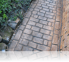 Country Cobble Path in Rustic Sandstone