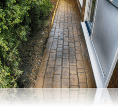 Country Cobble Path in Rustic Sandstone