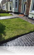 Country Cobble Path in Slate Grey