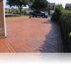 Ashlar Slate Drive and Path Terracotta with Black Release Agent