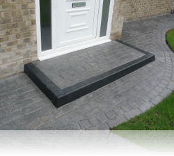 Rectangular Step in Country Cobble