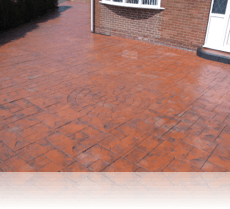 Circle Feature in Terracotta with Charcoal RA